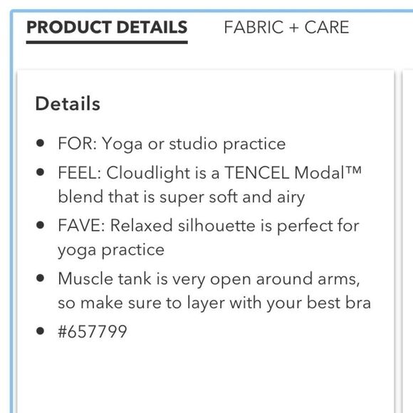 Athleta Muscle Tank - Picture 5 of 7